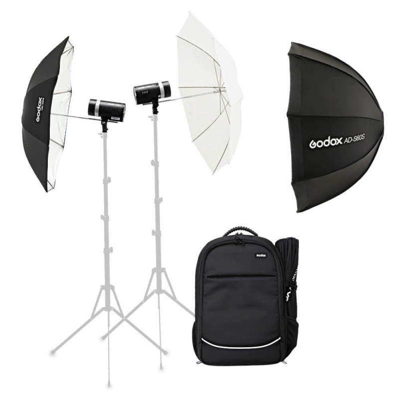 Godox AD300 PRO TTL Kit Dual set 2xAD300 + backpack - 1